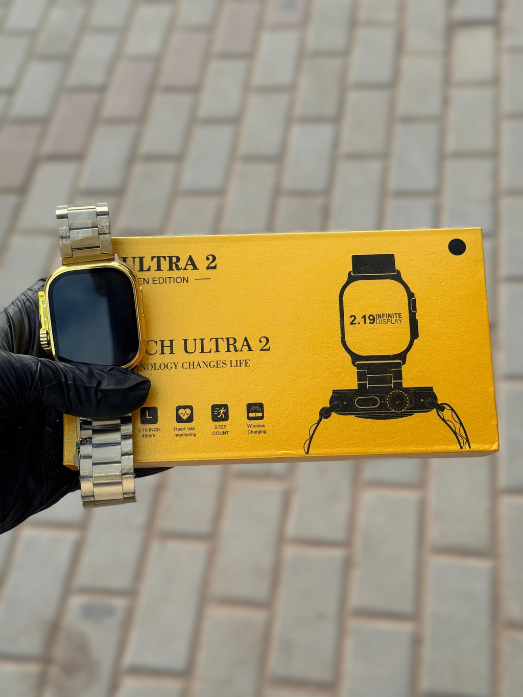 C9 Ultra 2 Smart Watch – Golden Edition