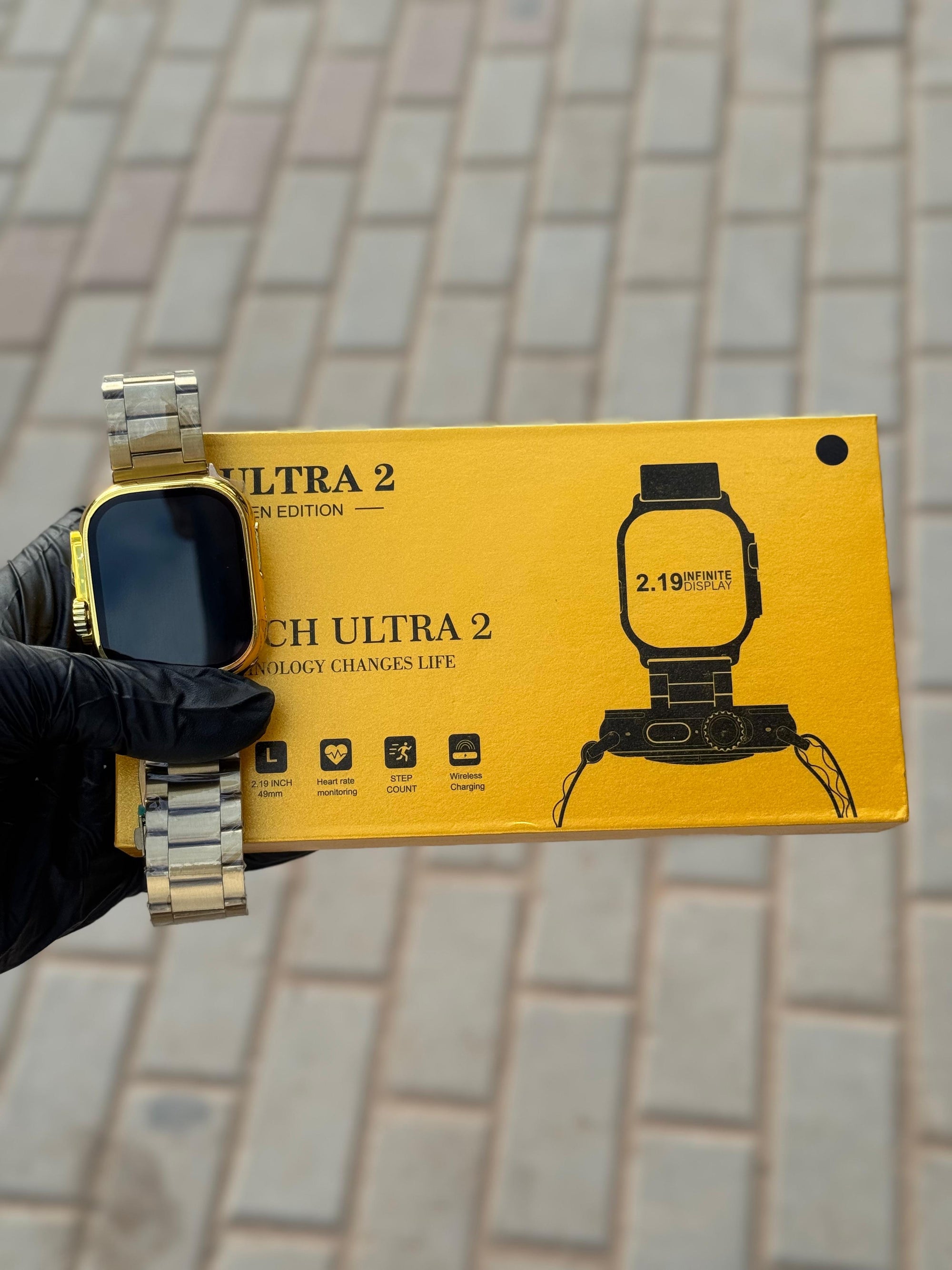 C9 Ultra 2 Smart Watch – Golden Edition
