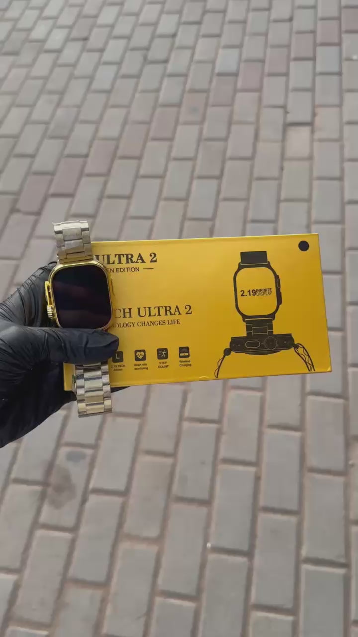 C9 Ultra 2 Smart Watch – Golden Edition